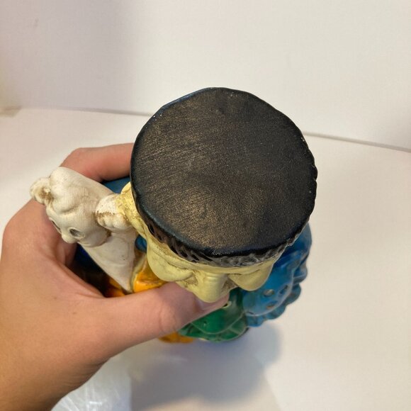 Vintage 90s Frankenstein Halloween Figurine Candle Light Ceramic Decoration - Picture 11 of 11